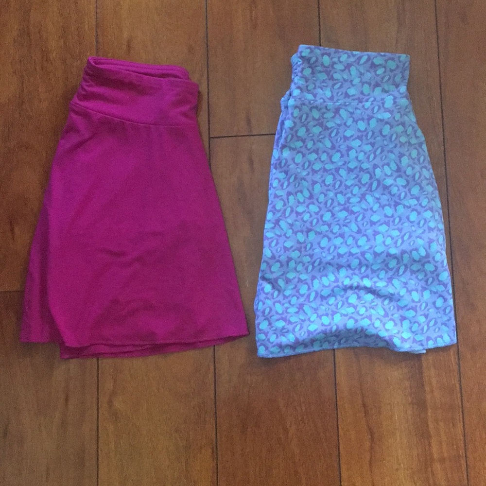 TWO FOR ONE Tranquility Girl Excercise Skirts 8-10